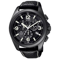 Image of sort mat titanium Promaster Sky quartz med Eco-Drive Herre ur fra Citizen